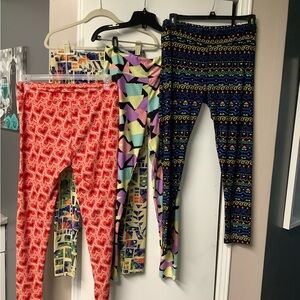 LULA ROE Tall & Curvy Soft & Stretchy Leggings 4 Pairs